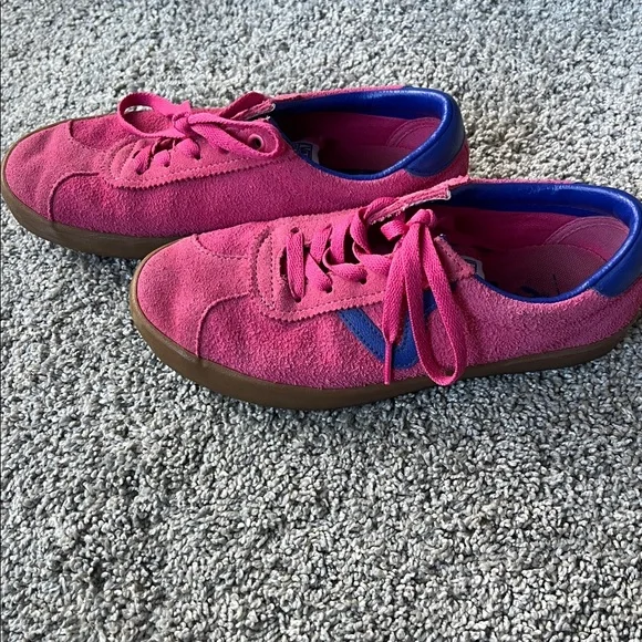 Sport Low Bambino Honeysuckle Suede Leather Sneakers 7.5 - Picture 4 of 10